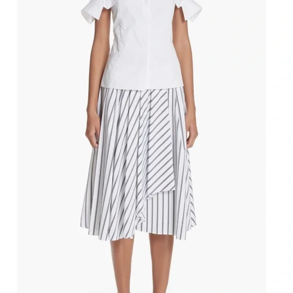 Jason Wu Elegant White Off-Shoulder Top